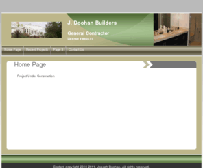 jdoohanbuilders.com: Home Page
Home Page