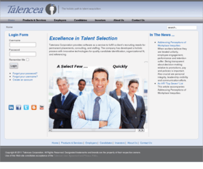 talencea.com: Home
Talencea - The holistic path to talent acquisition