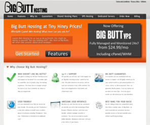 bigbutthosting.com: bigbutthosting.com — You got junk?  Come put it in our trunk!
