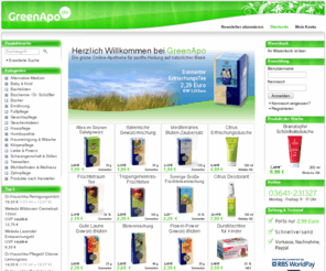 greenapo.de: GreenApo Versandapotheke - Schnell, einfach und preiswert!
    
  
  
  
    
  
  
  
    
  
  
  
     