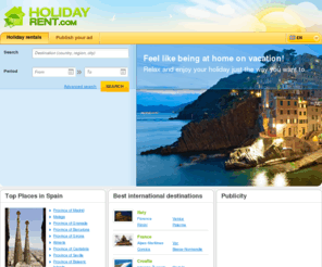 holidayrent.com: HolidayRent.com - Rent holiday homes. Book homes and touristic apartments to rent for short periods.
