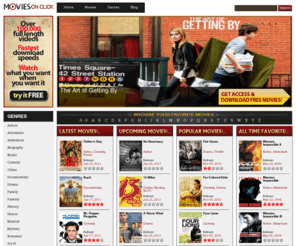 moviesonclick.com: Download Full movies | Watch movies online | New movie releases
Download full movies and Watch movies online from this movie library. Get a complete list of new movie releases. Legal movie downloads at your single click available in HD, DVD, DIVX and Ipod formats with awe- inspiring sound and picture quality