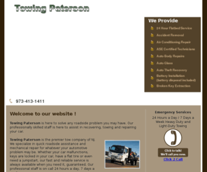 towingpaterson.com: Towing Paterson
Call us: 973-413-1411. We offer 24 hours 7 days service. We can help you with any roadside problem you may have.