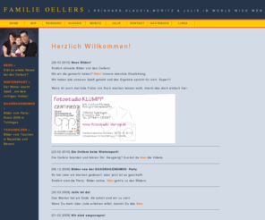 oellers.org: Herzlich Willkommen auf der privaten Homepage der Familie Oellers in Tuttlingen
Hier findest du alles Wissenswerte über die Familie Oellers in 78532 Tuttlingen - Reinhard, Klaudia und Moritz im World Wide Web - Themen: Tauchen, Lenkdrachen, Acrylmalerei, Gästebuch...