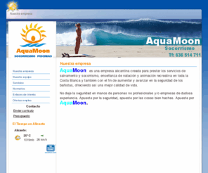 socorrismopiscinas.com: Nuestra empresa
AquaMoon - Socorrismo Piscinas