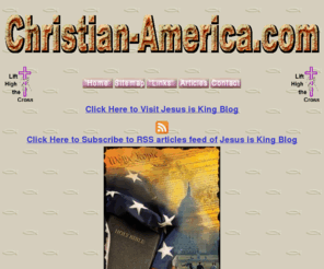 voiceofjesus.net: Christian America: Proclaiming Advocacy of a  Christian United States of America By Law
Christian America proclaiming an advocacy of a Christian United States of America by law.