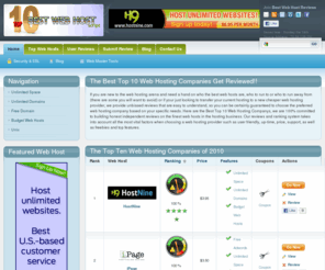 prehost.net: Best Web Hosts Hosting Providers 2011 cheapest
Top Web Host Hosting providers companies of 2010