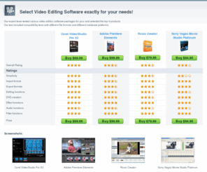 best4video.com: Select Video Editing Software exactly for your needs!
Select Video Editing Software exactly for your needs!