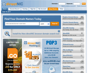 directnic.net: Domains Names, Hosting, and SSL Certificates | directNIC
Register and transfer domain names, get secure affordable hosting, SSL Certificates, and email all at directNIC.com. ICANN-accredited.