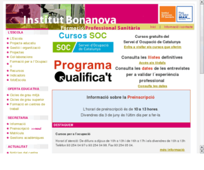 ibonanova.org: Institut Bonanova - Formaci Professional Sanitria
 