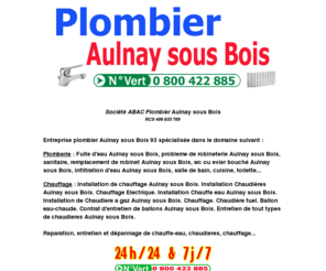 plombier-aulnay-sous-bois.com: Plombier Aulnay sous Bois 93 Tél 0 800 422 885 DEPANNAGE PLOMBIER CHAUFFAGISTE Aulnay sous Bois FUITES panne devis tarif prix pour un depannage d'urgence
Plombier Aulnay sous Bois 93 au 0 800 422 885 une panne dans votre installation ne cédez pas à la panique, faites plutôt confiance à nos équipes de Plombier. Pour tous vos dépannages d'urgence Déplacement Gratuit et demander les prix / tarifs (tarif) entreprise artisan societe entreprises artisans societes les adresses pour trouver chercher rechercher chercher cherche recherche liste devis gratuit en ligne annuaire artisans societe plomberie entreprise de plomberie dépannage urgent urgence pour appartement maison studio, l'installation chauffage, le dépannage chauffage, dépanner une chaudière, dépannage chauffe eau, plombier chauffage, plombier chauffagiste, contrat d'entretien chaudière sav chauffage, remise en route chaudière, depannage plombier, plombier chauffagiste, chaudiere, plomberie, depannage plombier, chauffage, chaudieres, dépannage chauffe eau, installation chauffe eau, plombier chaudiere, plombier chauffagiste, plombier urgent, plombier rapide, fuite d'eau, évier bouché, tuyau bouché