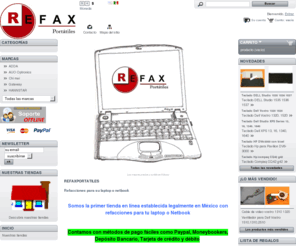 refaxportatiles.com: Refacciones para laptops - Refax Portátiles Refacciones para Laptops
Partes para portátiles, tenemos de todo.