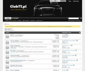 clubtt.pl: Klub Audi TT
Strona mi³o¶ników Audi TT