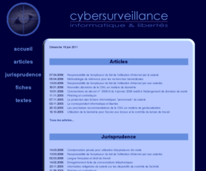 declaration-cnil.com: cybersurveillance - informatique et libertes - declaration cnil / Alexis BAUMANN
Cybersurveillance - informatique et libertés - déclaration cnil