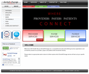 dispenseconnect.com: Welcome to DentalXChange.com. The Internet's resource center for Dentists - dentalxchange.com
Dentalxchange, the Internet's resource center for Dentists, providing Dental Claims Processing, Merchant/Credit Card Processing, Patient Statement and Marketing Services through your Practice Management Solutions or our online portal