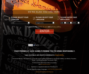 jackdaniels.de: Jack Daniel's Tennessee Whiskey
Jack Daniel's Tennessee Whiskey