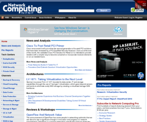 unixreview.com: Network Computing
Through a For IT, By IT editorial filter, Network Computing connects the dots between architectural approach and how technology impacts the  business, applications, and network.