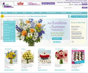 1800thehome.com: Flowers, Roses, Gift Baskets, Same Day Florists | 1-800-FLOWERS.COM
Order flowers, roses, gift baskets and more. Get same-day flower delivery for birthdays, anniversaries, and all other occasions. Find fresh flowers at 1800Flowers.com.