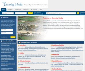 abstractstorm.com: 
Storming Media provides unclassified reports from the Pentagon, including ones about science, technology, strategy and policy