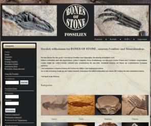 bonesofstone.com: BonesOfStone | Der Fossilienshop
BonesOfStone Der Fossilien Shop