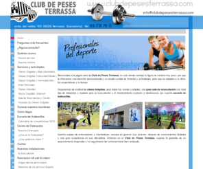 clubdepesesterrassa.com: Club de Peses Terrassa (Barcelona) GIM, Osteopatia, Solarium, Saunas 
Club de Peses Terrassa (Barcelona) GIM, Osteopatia, Solarium, Saunas 