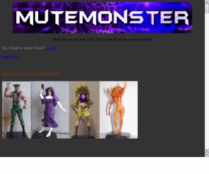 mutemonster.com: Mutemonsters Place
This is home of mutes custom sculpts & figurines,inspired by the eaglemoss hero collection