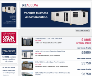 Bizaccom Co Uk Bizaccom Quality Affordable Portable Business Accommodation Cabin Cabins Cabins For Sale Jackleg Cabin Jackleg Cabins Jackleg Office Marketing Suite Mobile Office Building Mobile Sales Office Portable Accommodation