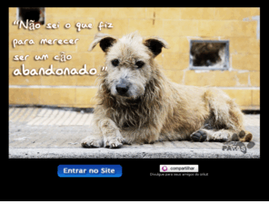 grupopatas.org: Grupo Patas - Associação de amparo aos animais abandonados
Grupo Patas - Associação de amparo aos animais abandonados precisa de sua ajuda. Conheça o site, veja nosso trabalho e adote um cachorrinho.