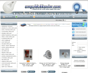 peluxampul.net: www.ampuldukkanim.com - Türkiye nin İlk ve Tek Online Ampul Marketi
Binlerce ampul çeşidinden birisi mutlaka sizin için. BOL ÇEŞİT, UYGUN FİYAT >  www.ampuldukkanim.com da