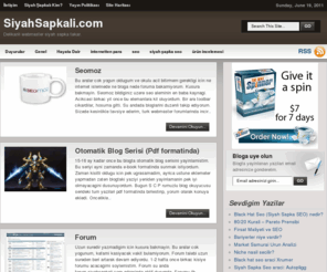 siyahsapkali.com: Siyah Sapka Seo
Turk webmasterlari icin analizler, degerlendirmeler....