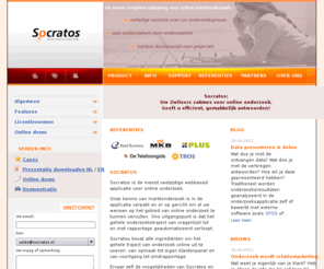 socratos.net: Software voor online marktonderzoek | IT Outsourcing
Multiscope helpt bedrijven en organisaties bij het nemen van de juiste beslissingen. Via online panels, klantenpanels, een innovatief onderzoeksplatform en continu online marktonderzoek. Verzeker u van succes met de juiste marktinformatie!