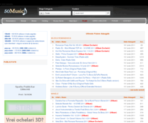 50music.net: Muzica, Muzica Noua, Download Free mp3 Music, Manele, Descarca gratis, 50 Music, New and Old Music
Descarca muzica cea mai noua, noutati, download manele free