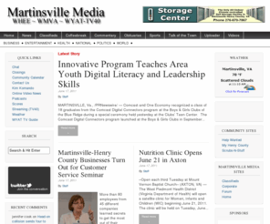 martinsvillemedia.com: Martinsville Media | Serving Martinsville and Henry County
Online newspaper serving the Martinsville and Henry County area since 2001.