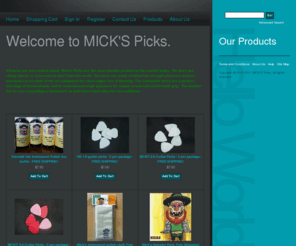 mickspicks.com: Mick's Picks guitar picks & polish
guitar picks guitar polish