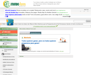 clinicaforex.com: Mundo Forex - El mundo de las Divisas
Mundo Forex: Aprende todo sobre el mundo de divisas, sus trampas, sus riesgos, las mejores estrategias y mucho más 