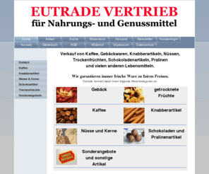eutradevertrieb.com: Eutrade Vertrieb bietet Ihnen folgende Warenkategorien an. - Artikel - eutrade-shop.com
Eutrade Vertrieb bietet Ihnen folgende Warenkategorien an. - 