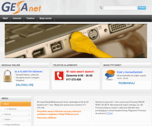 gesanet.net: Internet . Knurów . Szczygłowice . Krywałd - GESAnet
GESAnet dostawca internetu w Knurowie, Szczygłowicach i Krywałdzie.
