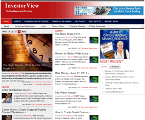 investorview.net: Investorview - Investment News and InvestmentViews
Investorview is a domain of the My Money Group. Wide range of investment views and articles include currency, commodity and real estate news