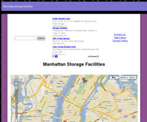 manhattanstoragefacilities.com: Manhattan Storage Facilities
If you need to store something in Manhattan, then you have plenty of places to choose from.