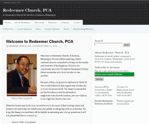 redeemerchurchms.org: Redeemer Church, PCA | A Community Church for the City of Jackson, Mississippi
