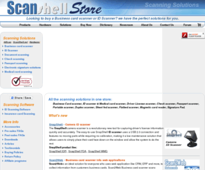 scanshell-store.com: Business card scanner and ID scanner
Business card scanner and ID scanner OCR based software. Scans and extracts the information from driver licenses, business cards, photo ids, checks and pictures.