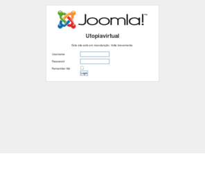 utopiavirtual.org: Welcome to the Frontpage
Joomla! - Um Motor de Portais Dinâmicos e Sistema de Gestão de Conteúdos