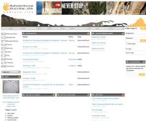 adventureworldguide.com: Adventureguide.dk
AdventureGuide er en portal der omhandler Adventure. Det er vores mål at skabe en portal der giver dig inspiration og information til dine egne eventyr. Portalen omhandler dykning, cykling, trekking, adventurerace, ekstremsport, bjergbestigning m.m.