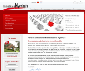 duitse-makelaar.com: Immobilien Emsland Norddeutschland | Nyenhuis Emsland Immobilien - Ihr Makler im Emsland | Häuser, Villen, Bungalows, Resthöfe, Einfamilienhäuser, Zweifamilienhäuser, Eigentumswohnungen, Grundstücke
Emsland Immobilien Nyenhuis. Vermittlung von Immobilien im Emsland - Immobilien Emsland Norddeutschland Nyenhuis Emsland Immobilien - Ihr Makler im Emsland | Häuser, Villen, Bungalows, Resthöfe, Einfamilienhäuser, Zweifamilienhäuser, Eigentumswohnungen, Grundstücke