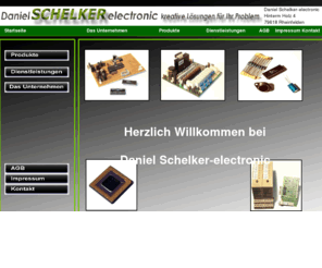 schelker-elektronik.com: Schelker-electronic
Entwicklung und Programmierung von Speziallösungen auf Microcontroller-/PC-Basis sowie Reparatur, Auf- oder Umrüstung von Steuerungen im gewerblichen Bereich. Planung und installation von Netzwerken für kleinere Unternehmen. Hausvernetzung / Heimautomation, DSL-Installation,Internet inrichtung,Telefonanlagen installieren, PC-Reparatur und Serverinstallation im Privaten und gewerblichen Bereich