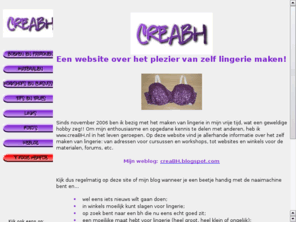 creabh.nl: CreaBH, het plezier van zelf lingerie maken
site over het plezier van zelf lingerie maken