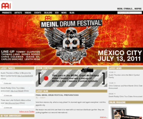 drummerforum.com: MEINL CYMBALS... INSPIRE: Home
MEINL cymbals - everything about MEINL cymbals, sounds, hundreds of drummer videos, and every detail you want to know about your favourite drummer: setups to play on, details, tour-calendar, drummer photos