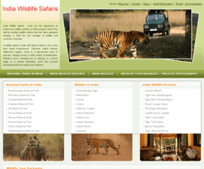 indiawildlifesafaris.com: India Wildlife Safaris,India Wildlife Safari Tours in India,Wildlife Safaris in India,Wildlife Safari Tour Packages for India
India Wildlife Safaris - Providing info on Indian Wildlife Safaris, jungle safari, jeep safaris in national parks and wildlife sanctuaries of india to visit wild life of india and offering wildlife tour packages, wildlife safari and booking of wildlife resort in india etc.