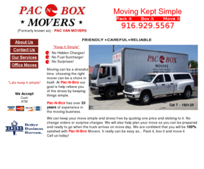 pacnboxmovers.net: Pacnbox movers
Moving company, local and in state movers, household movers, office moving, packing services, crating services