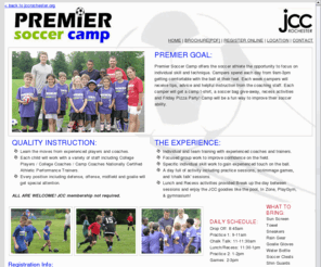 premiersoccer.org: Premier Soccer Camp - JCC of Greater Rochester NY
Premier Soccer Camp - JCC of Greater Rochester NY